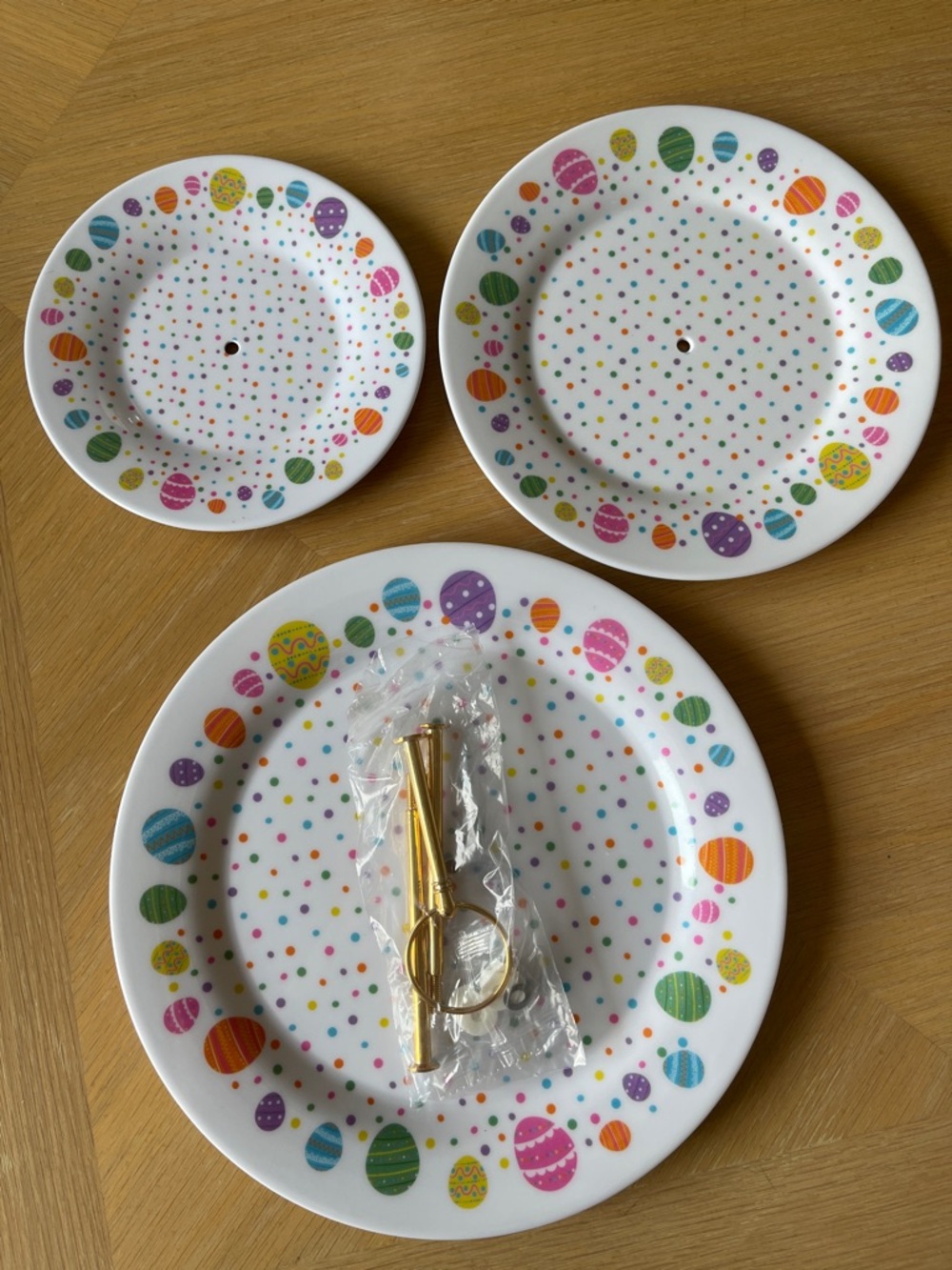 Easter Themed Three-Tier Serving Stand Tower NWT